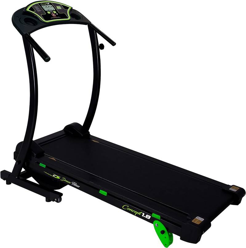 Esteira Eletronica Dream Fitness CONCEPT 1.8 BIVOLT, Preto