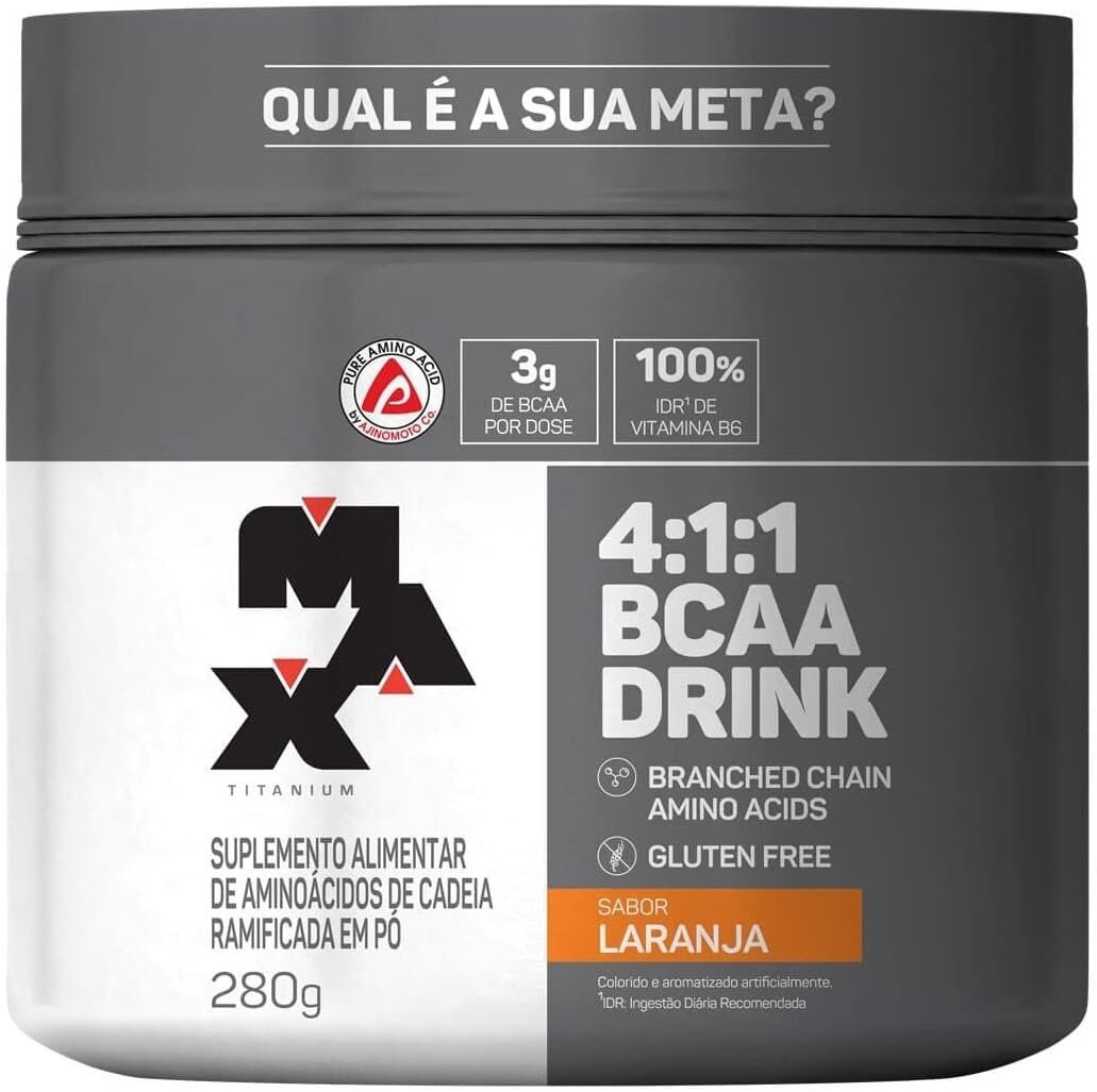 411 BCAA Drink (280g) - Sabor Laranja | .br